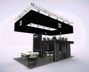 double decker exhibition stand