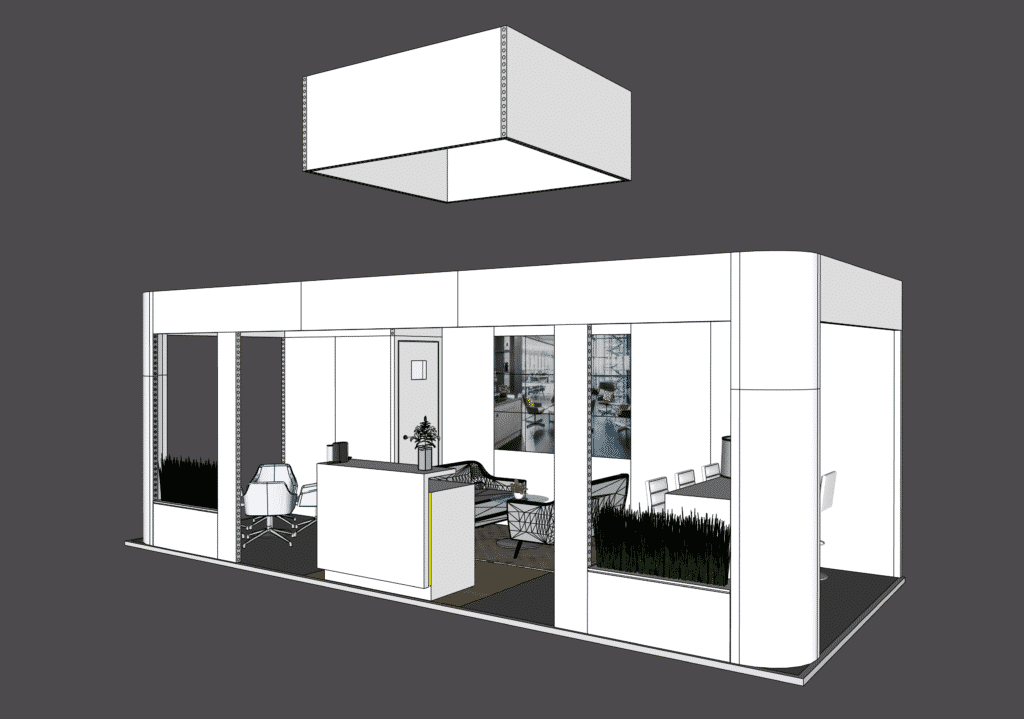 exhibition stand guide structure