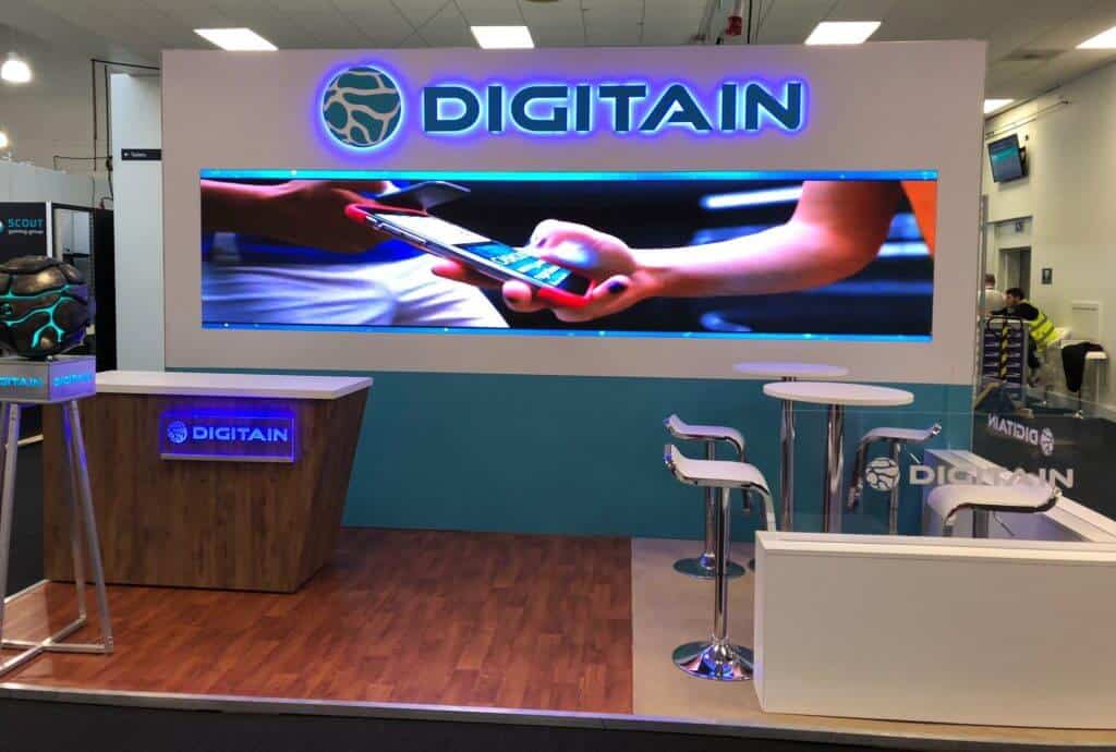 Digitain at Betting on Sport with large ledskin videowall