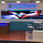 Digitain at Betting on Sport with large ledskin videowall