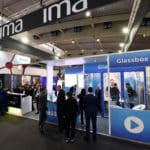 IMA Pavilion at MWC Barcelona 2019 looking busy with staff and guests