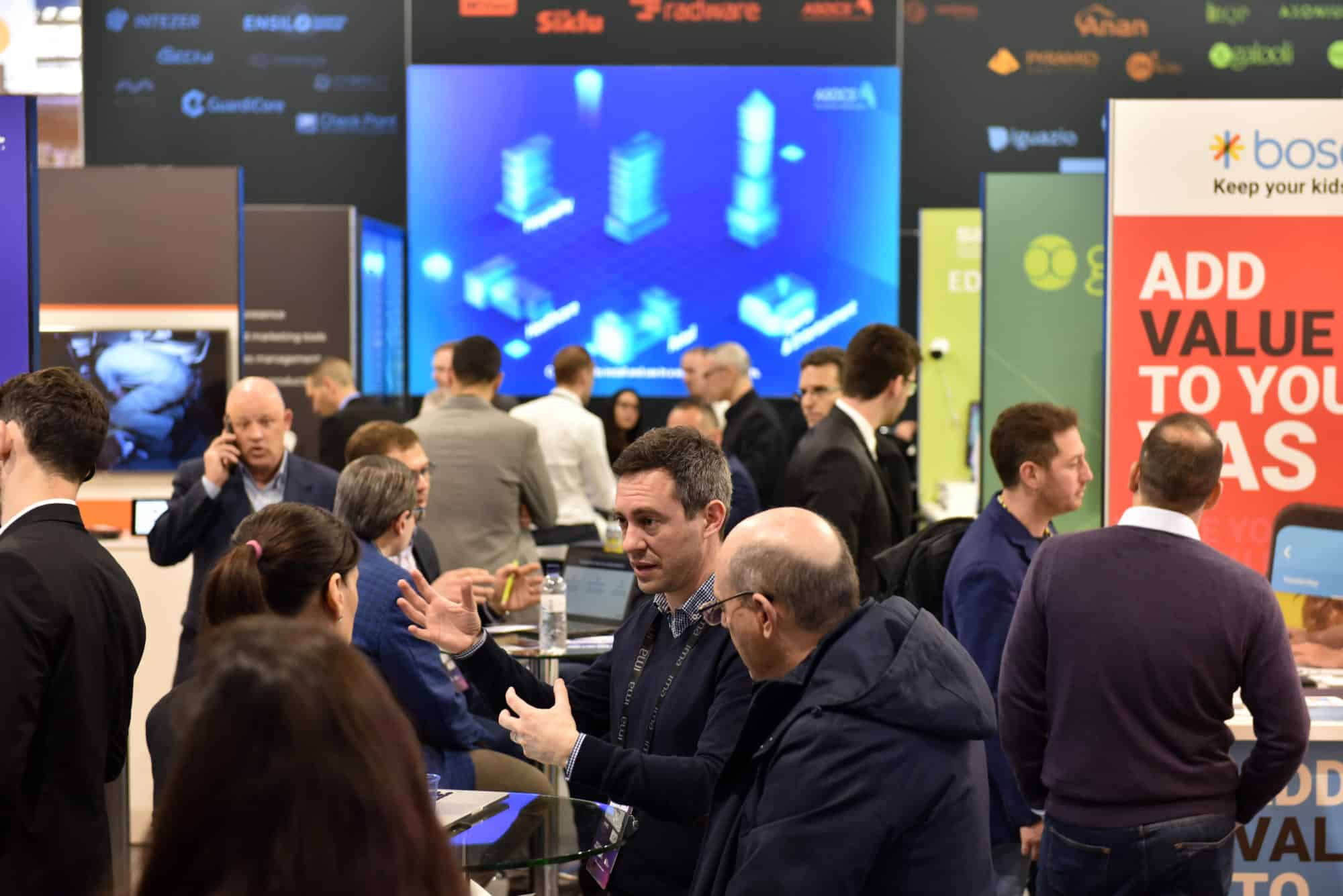 Networking Area on IMA Pavilion at MWC Barcelona 2019