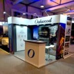 2m x 3m Oakwood exhibition stand
