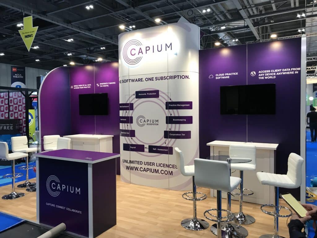 Capium stand at Accountex 2019