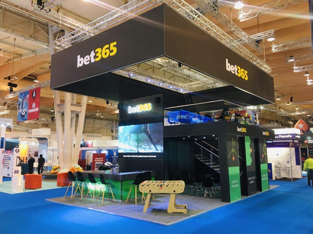 Bet365 doble decker exhibition stand