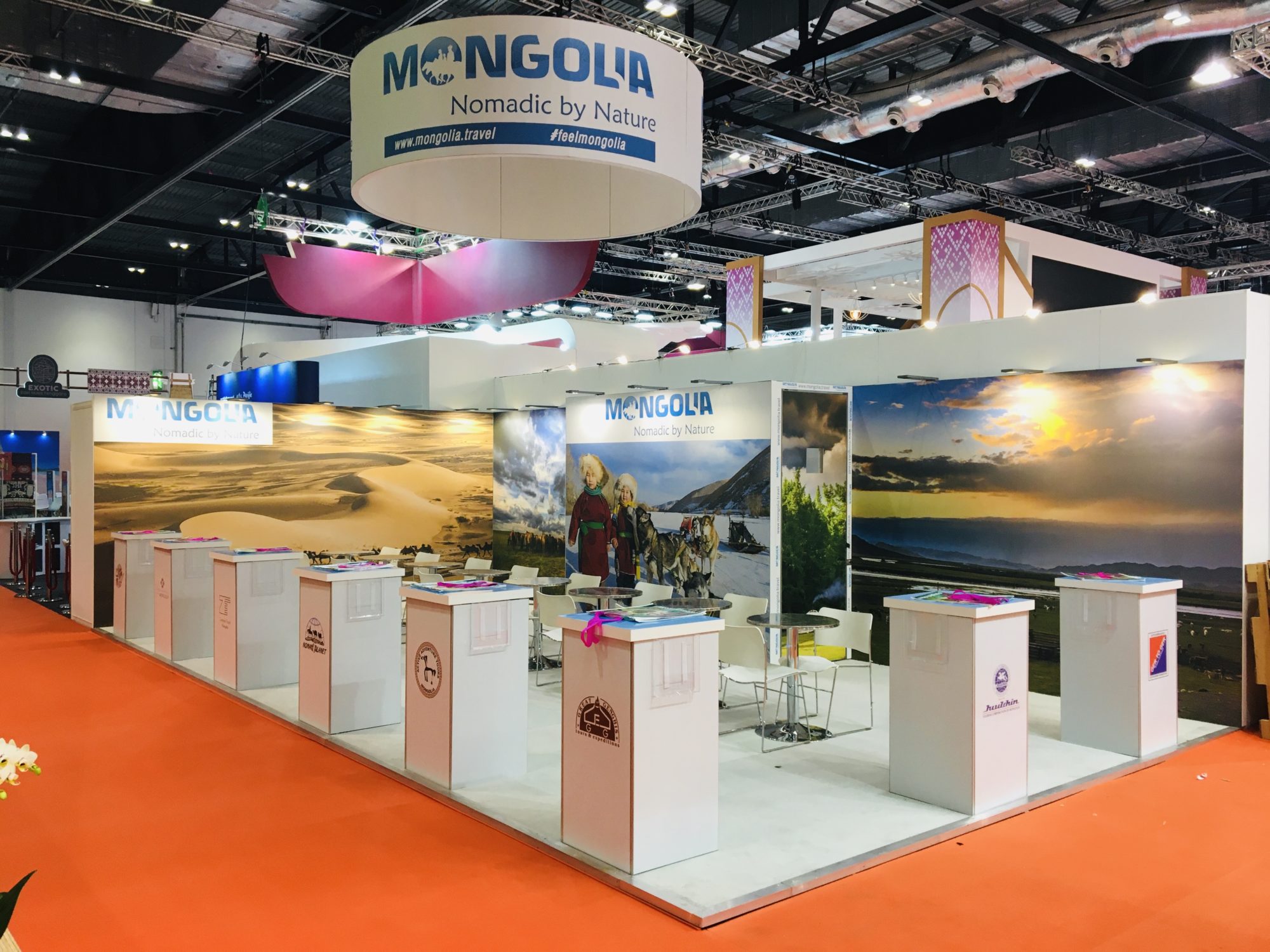 Mongolian Tourism Association stand at WTM London