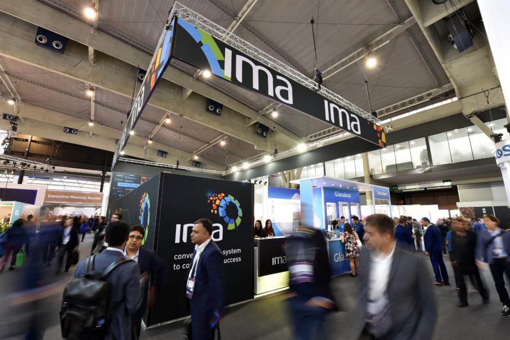 IMA multi exhibitor stand MWC Barcelona