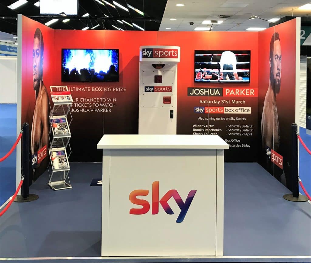 Sky modular exhibition stand bristol